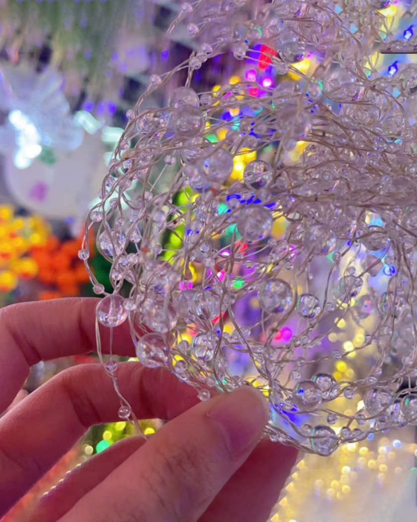 TRANSPARENT BEAD WIRE LIGHT