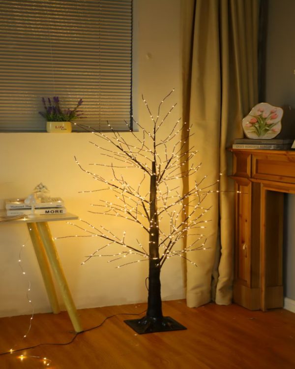 ARTIFICIAL BLACK POLE LIGHT