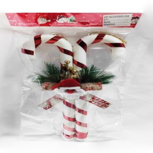 DOUBLED CANDY CANE PENDANT
