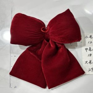 COTTON FILLED CHRISTMAS BOW