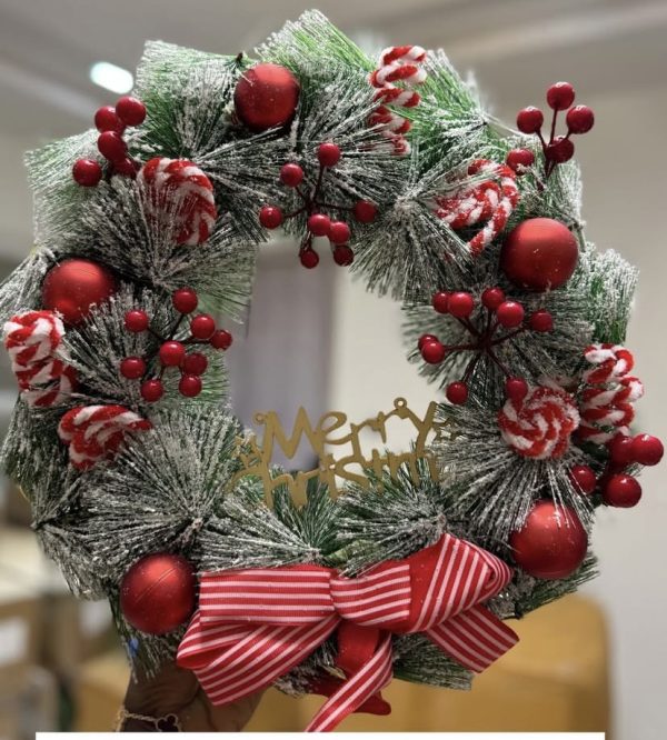 Luxury Snow Christmas Wreath